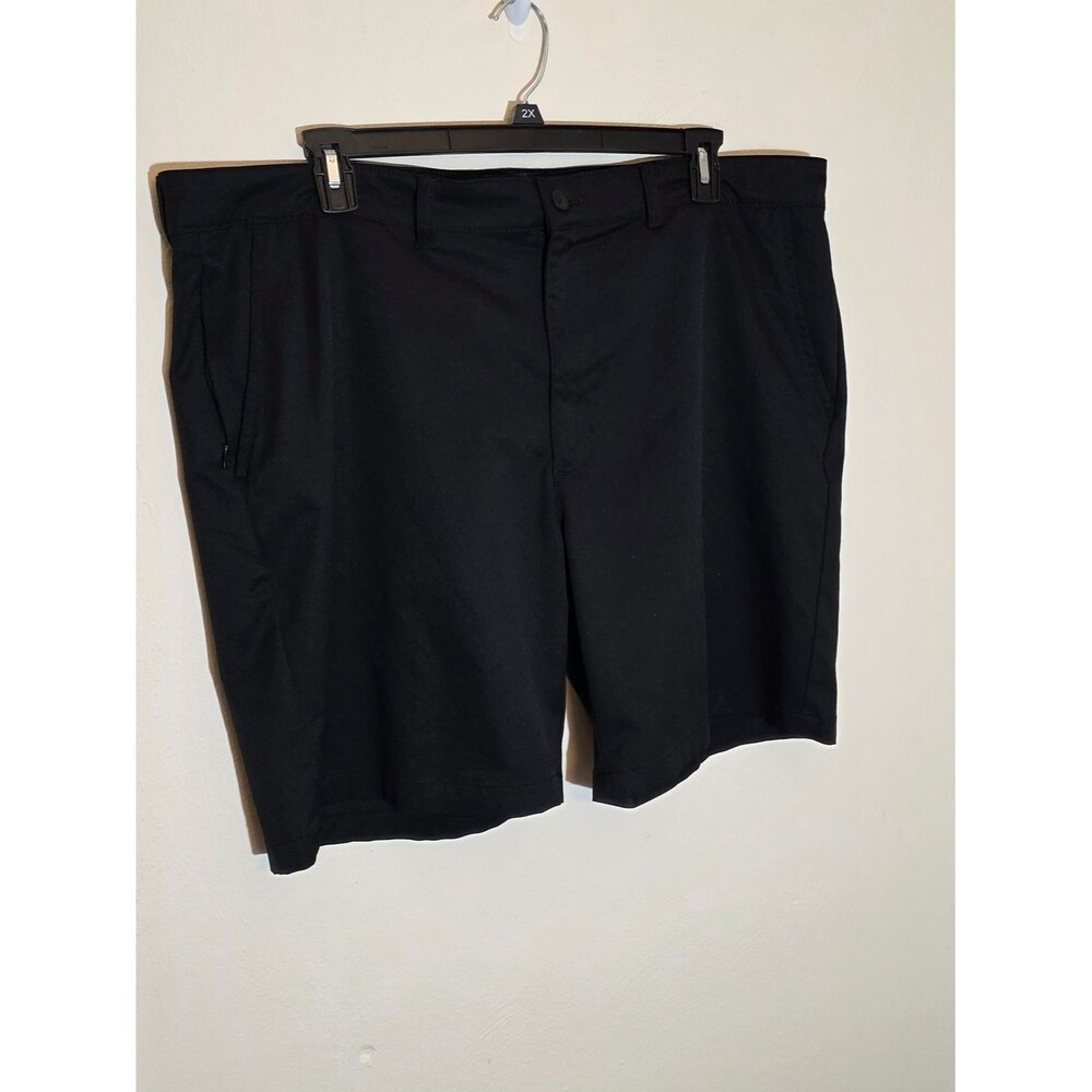 St. John's Bay Black Flat-Front Men's Shorts